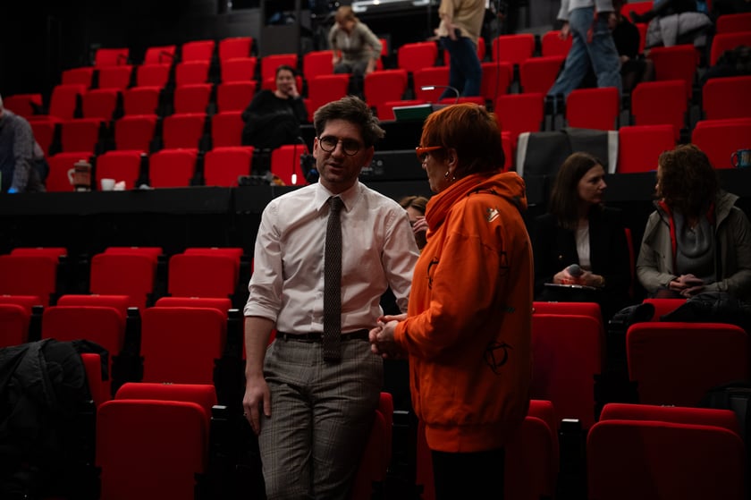 Próba prasowa spektaklu Złote płyty